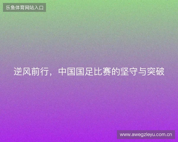 逆风前行，中国国足比赛的坚守与突破